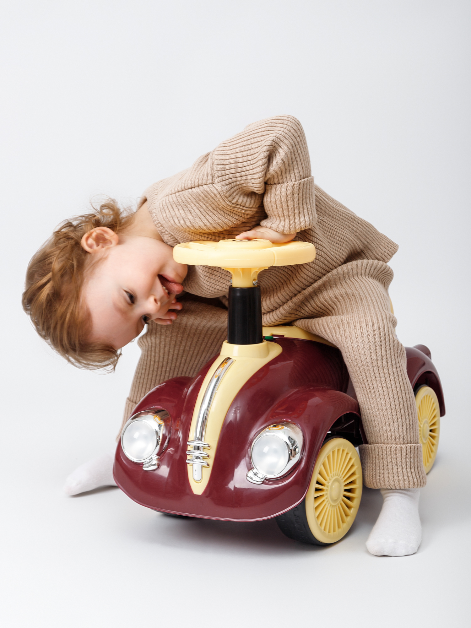 Каталка Amarobaby Retro красный в ассортименте - фото 12