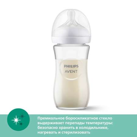Бутылочка Philips Avent Natural 240 мл 2 шт.