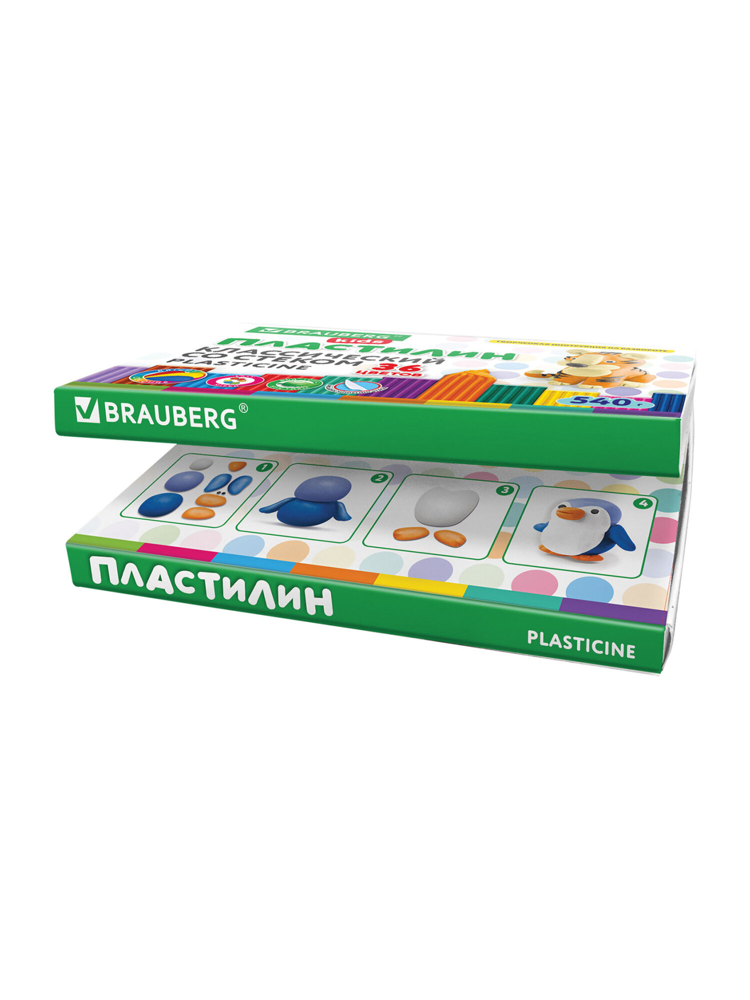 Пластилин Brauberg 36 цв. - фото 13