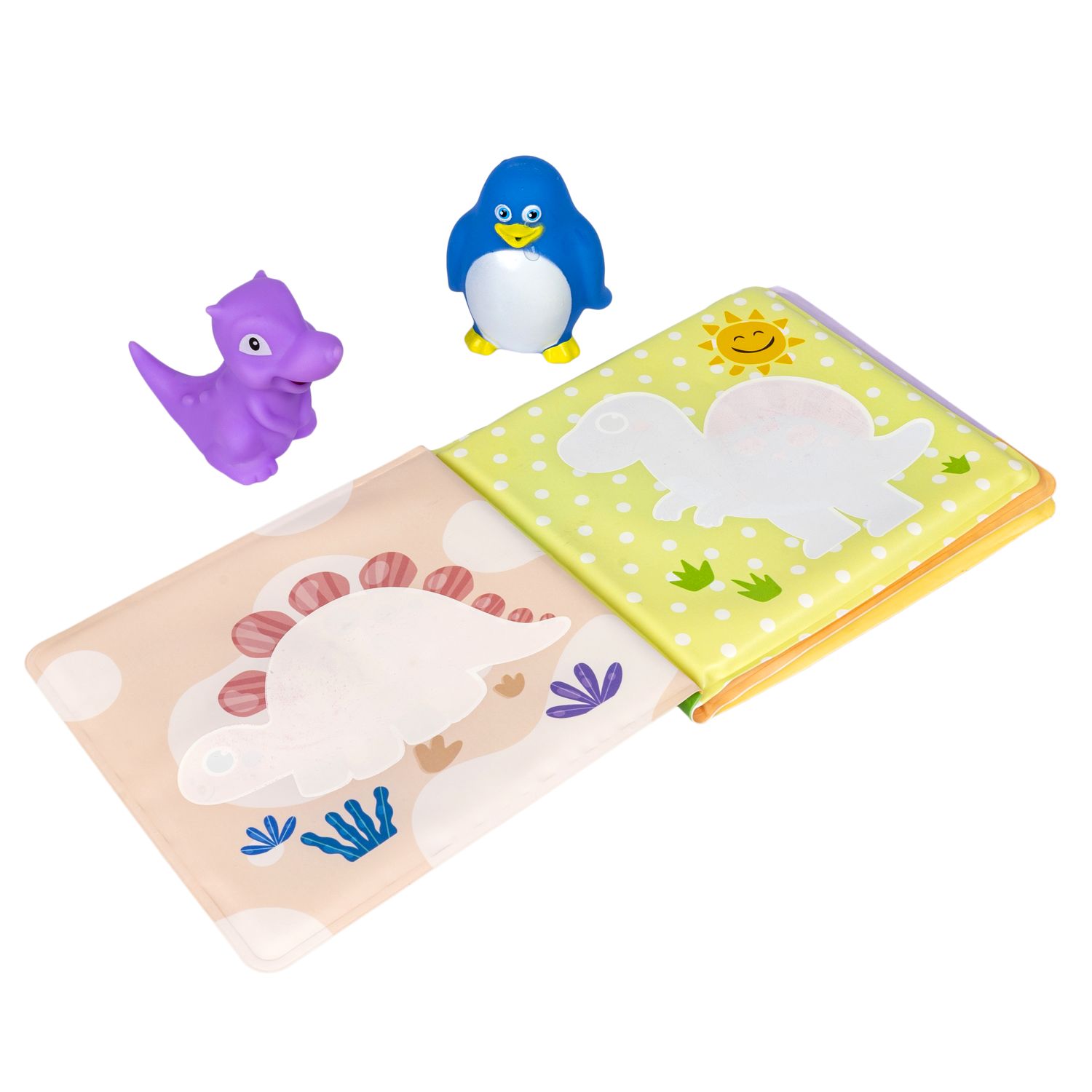 Игрушка Bondibon книжка для ванной Динозаврики - фото 5