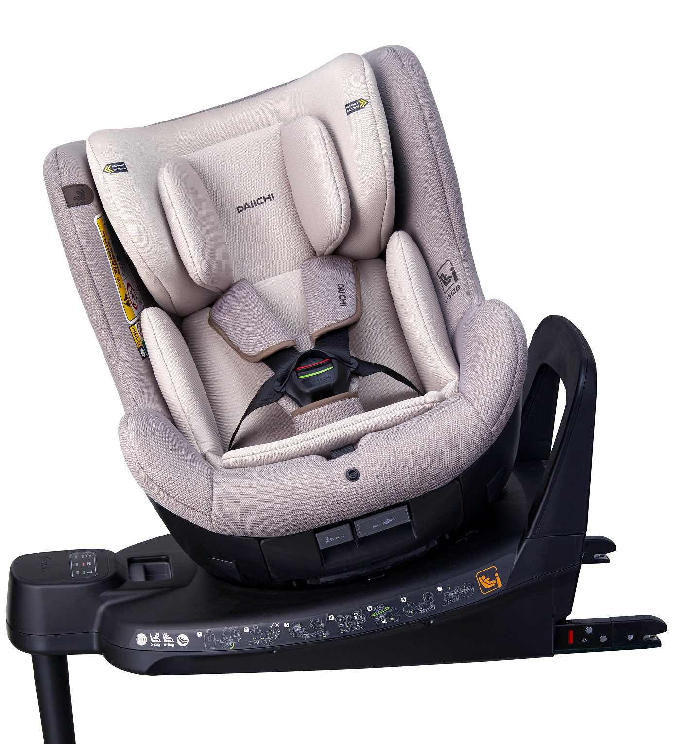 Автокресло DAIICHI One-FIX Isofix 0+/1 (0-18 кг) - фото 11