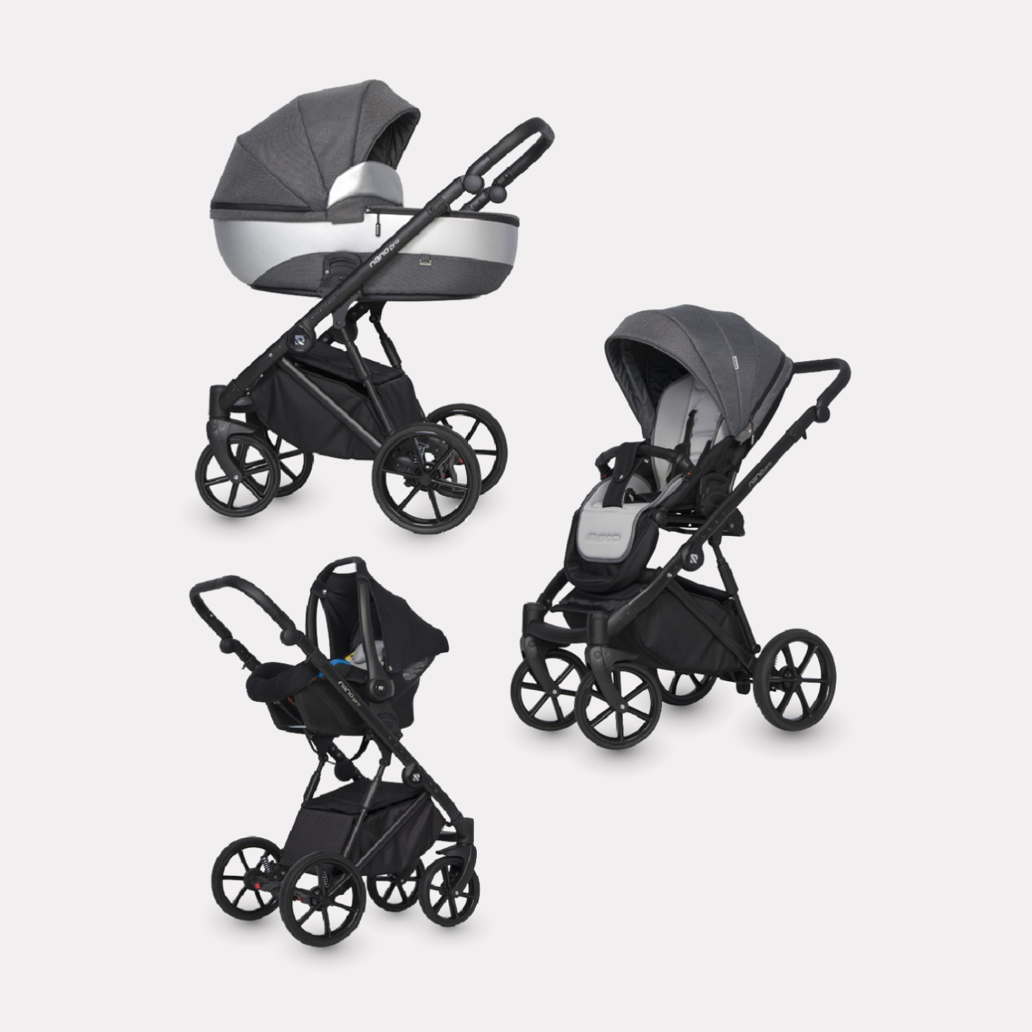 Коляска 3в1 Riko Nano Pro - фото 1