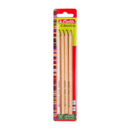 Карандаши чернографитные Herlitz 4 шт.