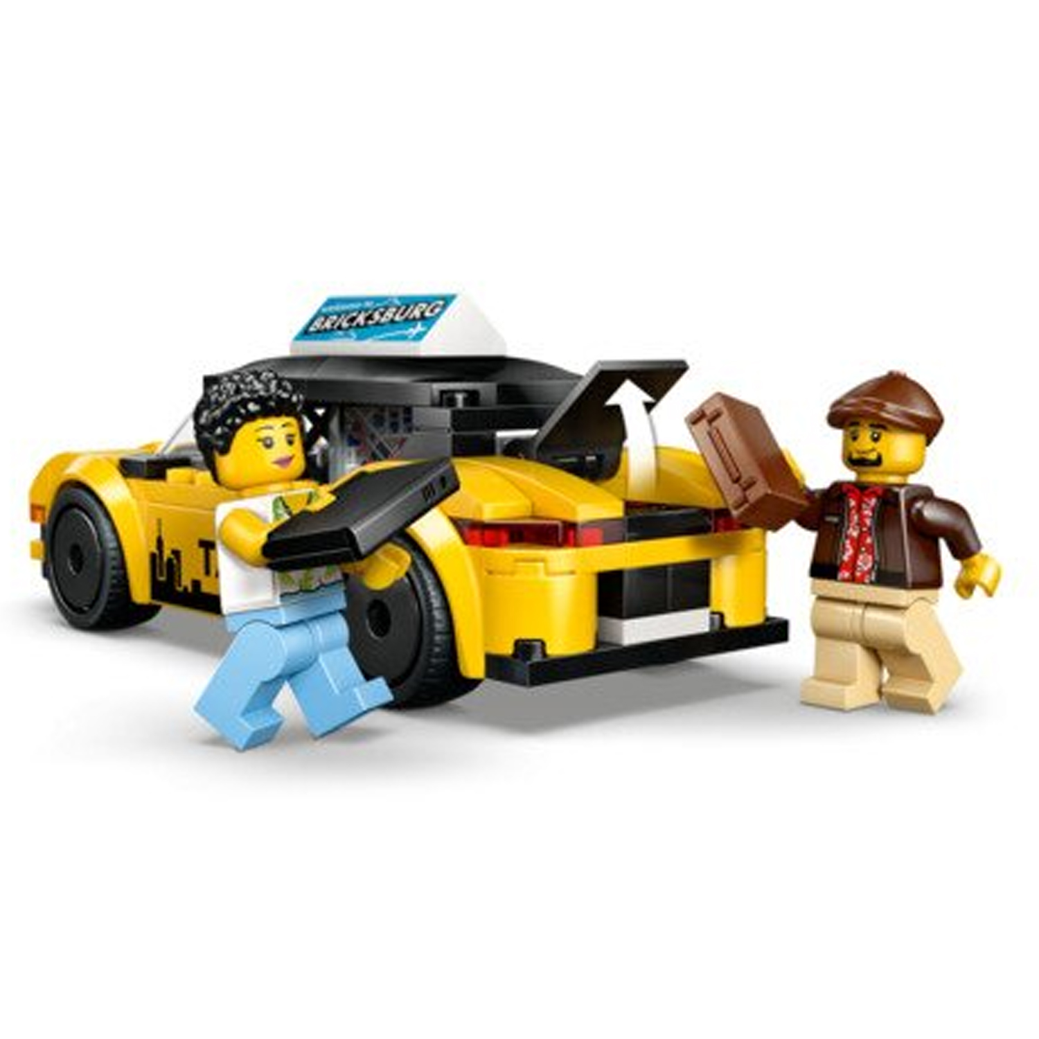 Конструктор LEGO City Желтое такси 122 дет. - фото 4