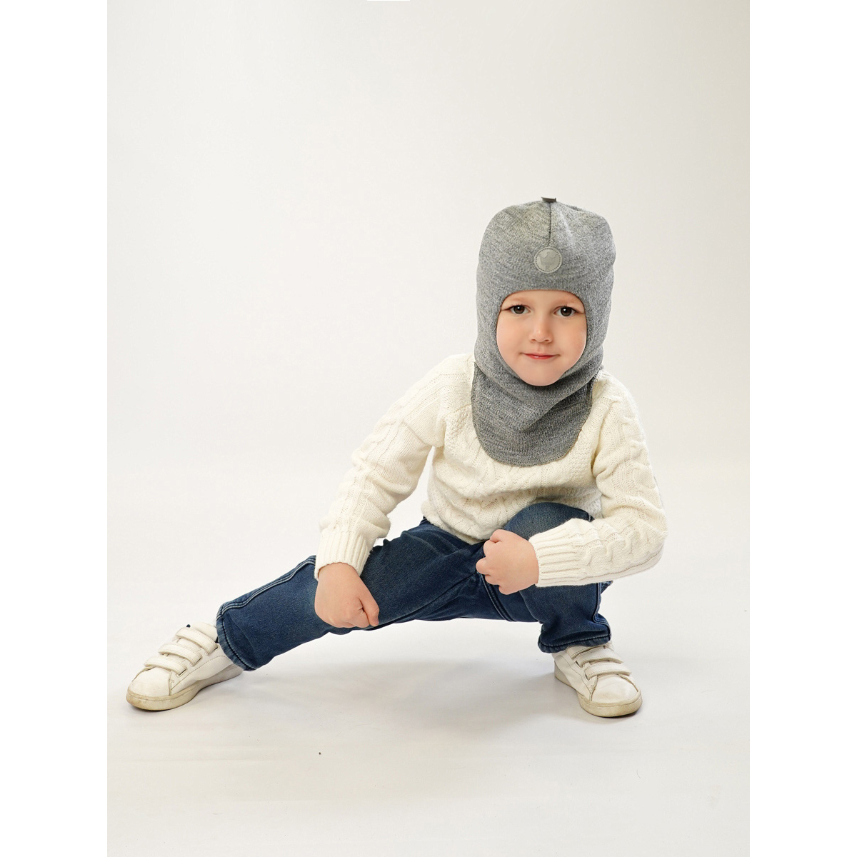 Шапка-шлем ПриКиндер MH3-6070/1 Цвет: Светлая сталь - фото 13