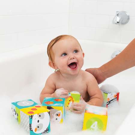 Игрушка INFANTINO кубики Мягкие Цвета и числа
