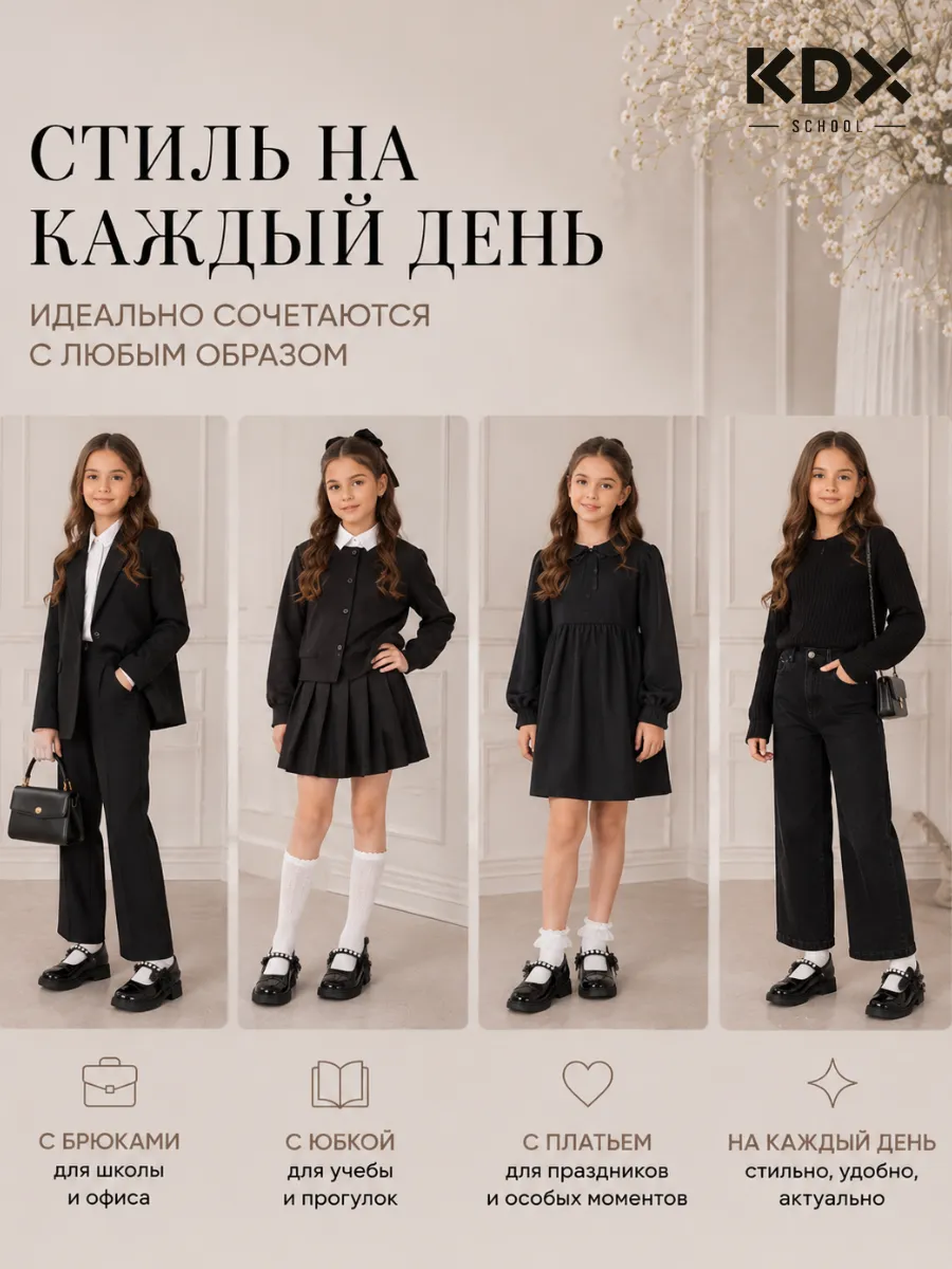 Туфли KDX ERSC-12 black - фото 4