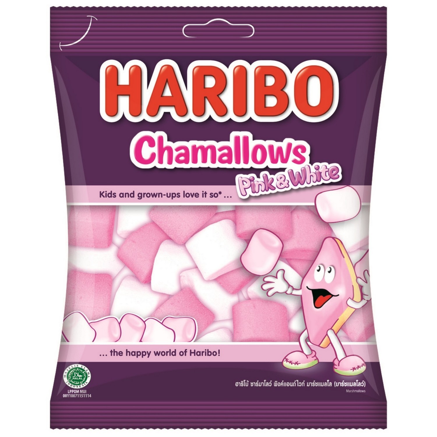 Конфеты пастильные HARIBO Pink and White 70г - фото 1