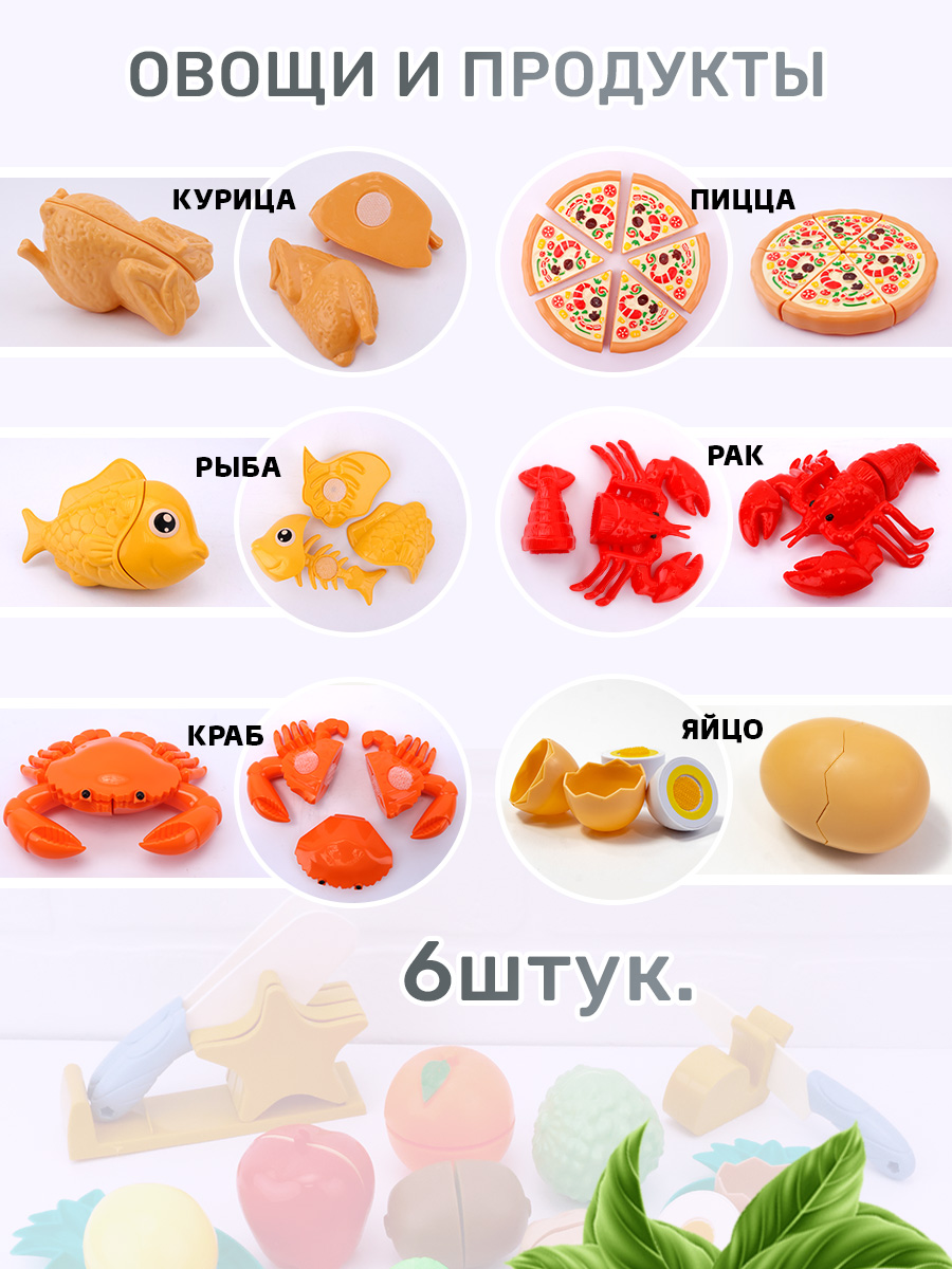 Игрушка TIPTOPOLIS Продукты 24 предм. - фото 3