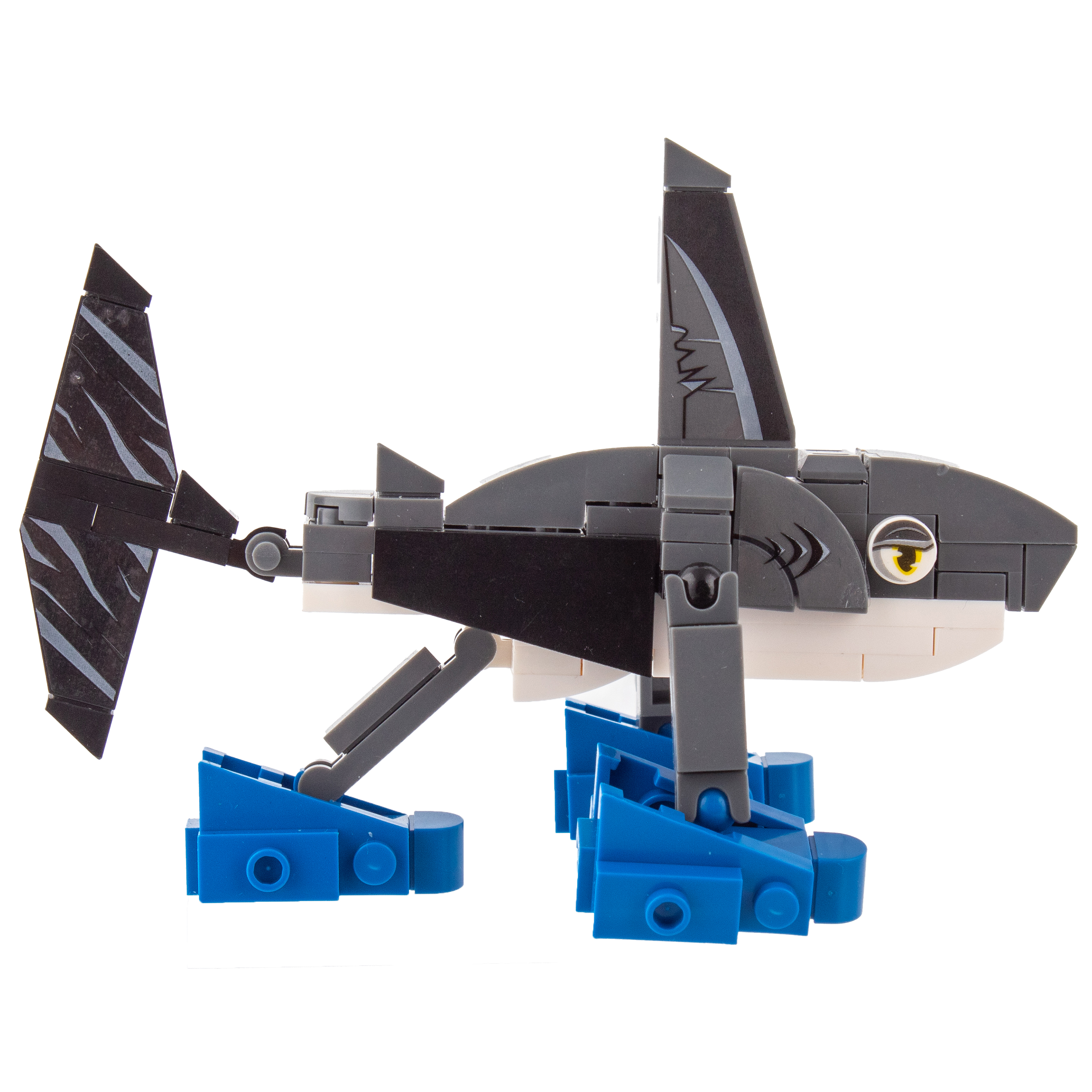 Конструктор KiddiePlay shark wearing sneakers 103 дет. - фото 4