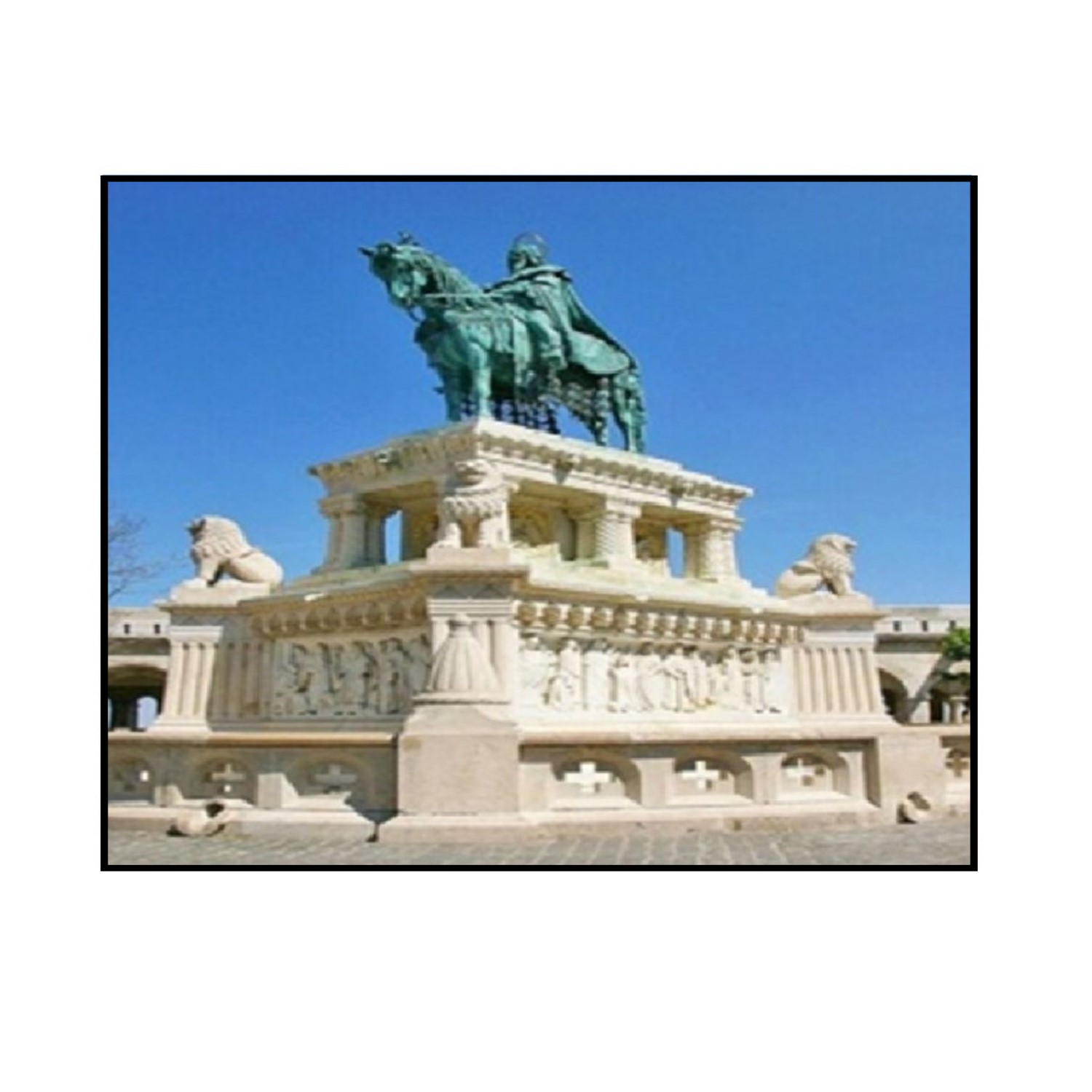 Алмазная мозаика Seichi Конная статуя - фото 2