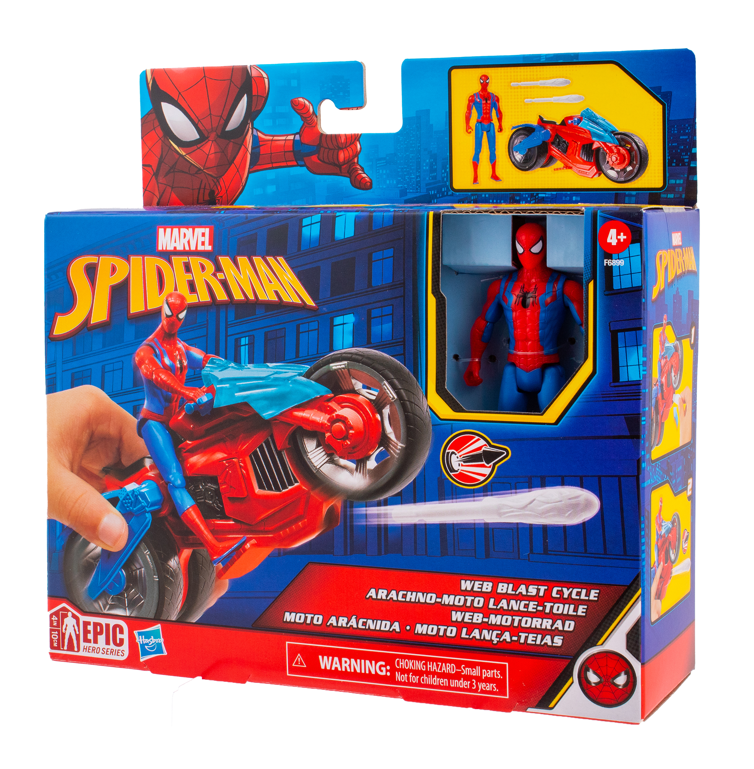 Фигурка Hasbro Человек-паук с мотоциклом - фото 6