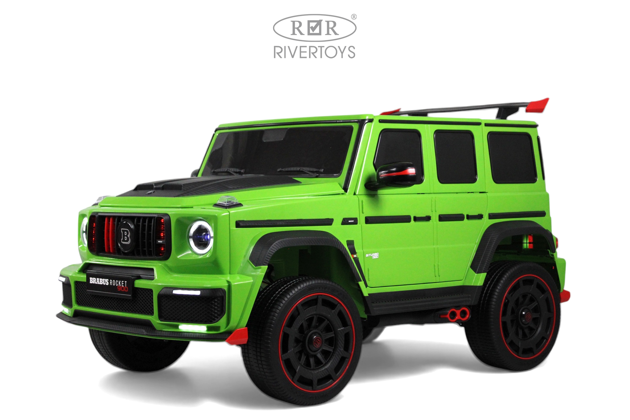 Электромобиль RIVERTOYS Mercedes Z888ZZ-GREEN С пультом ДУ - фото 1