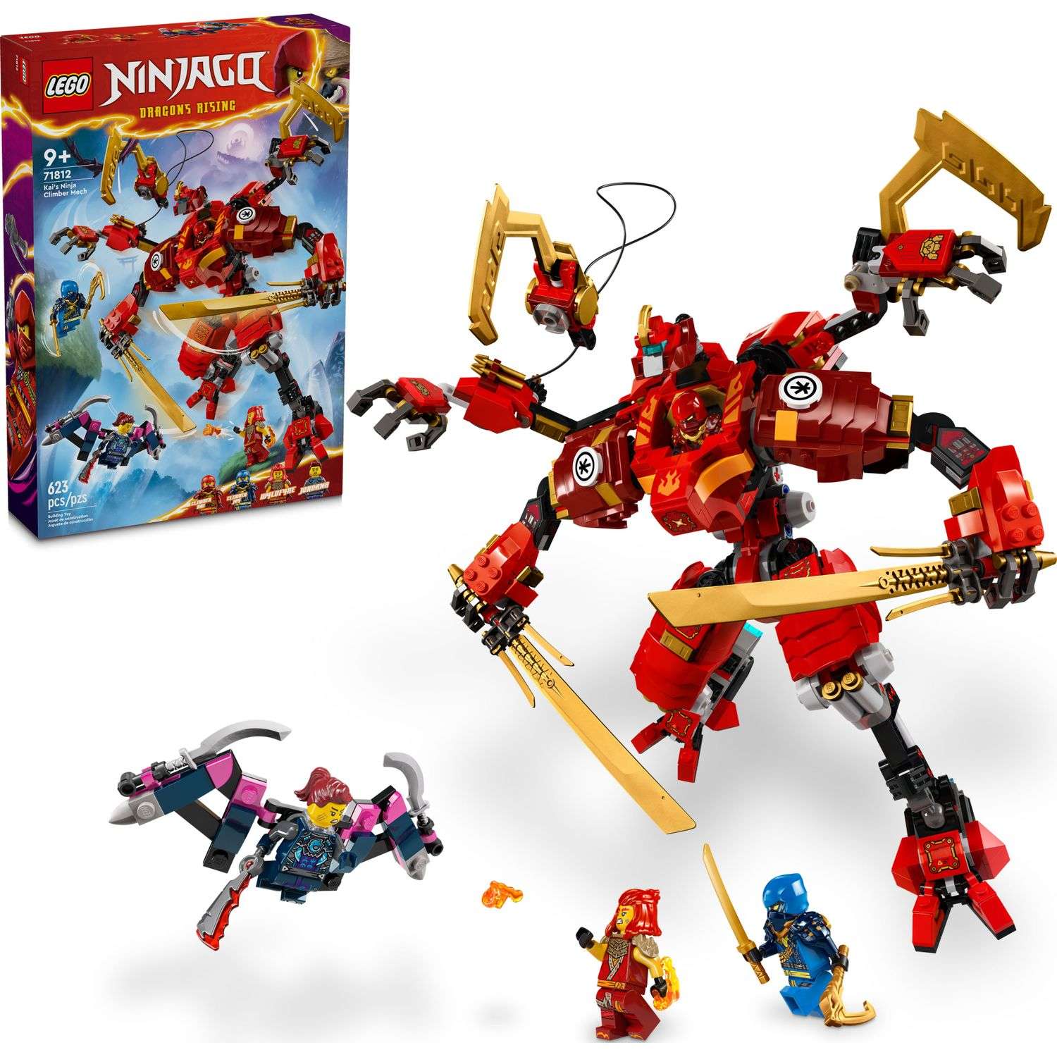Конструктор LEGO NINJAGO Мех альпинист-ниндзя Кая 623 дет. - фото 1