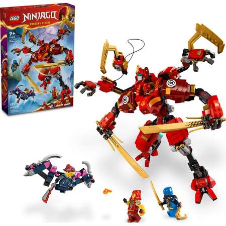 Конструктор LEGO NINJAGO Мех альпинист-ниндзя Кая блочный
