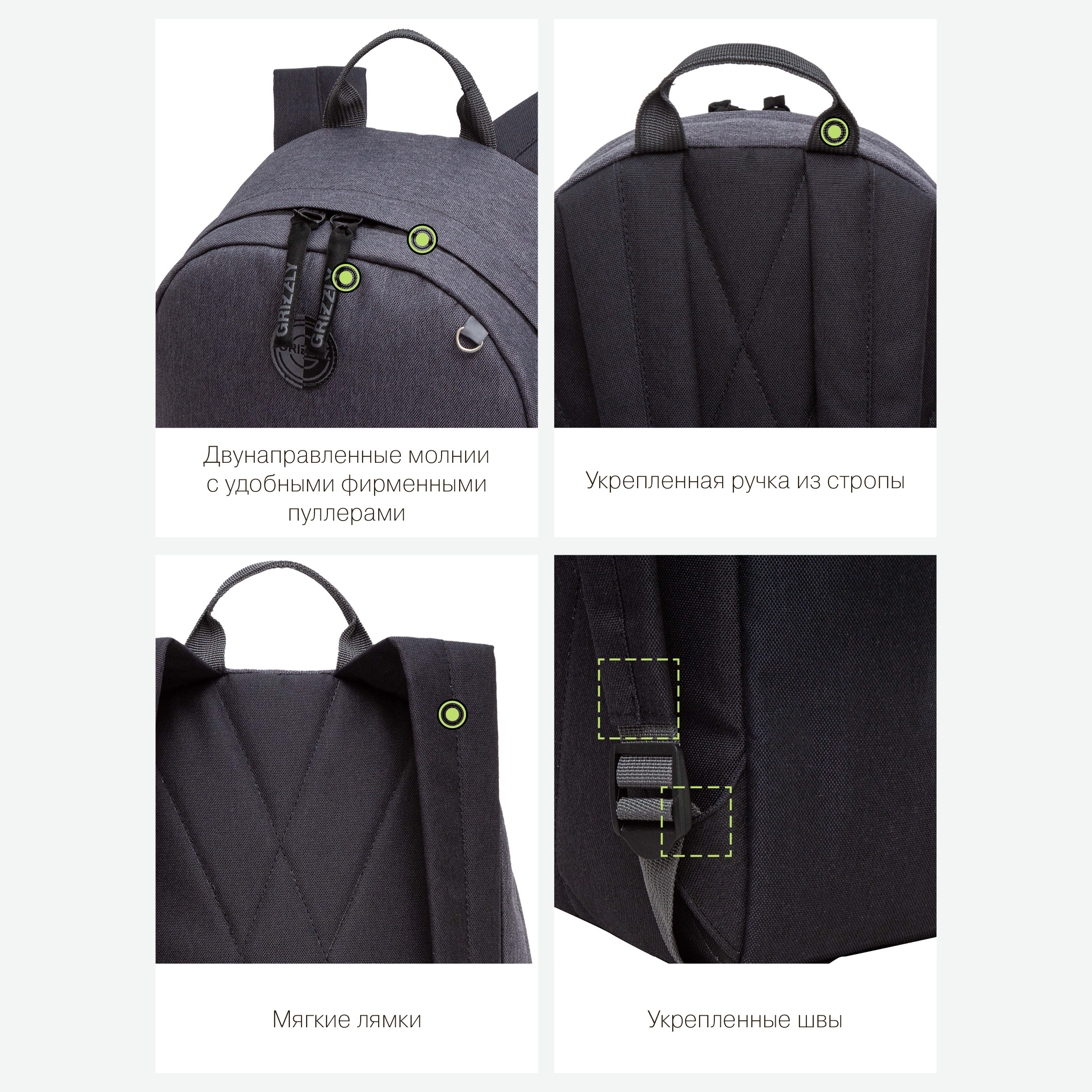 Рюкзак Grizzly для девочки - фото 11