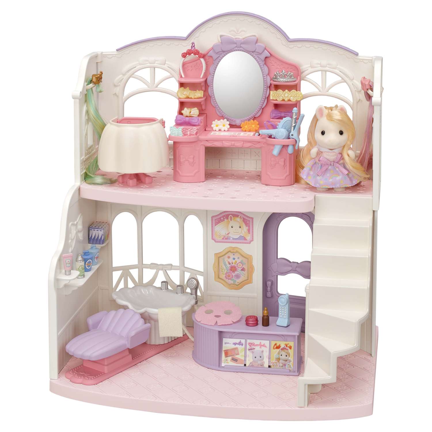 Игровой набор Sylvanian Families Салон красоты Пони - фото 19