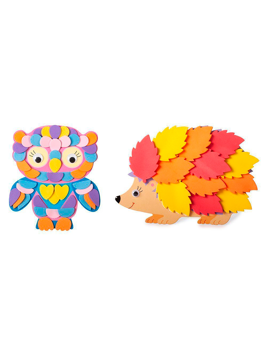 Набор для творчества Дрофа-Медиа аппликация Сова Ёжик - фото 5