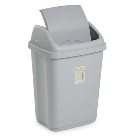 Контейнер elfplast Ultra для мусора 26 л 34.5х27.3х50.5 см серый