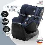 Автокресло Britax Roemer Dualfix Plus Moonlight Blue Isofix 0+/1 (0-18 кг) синий