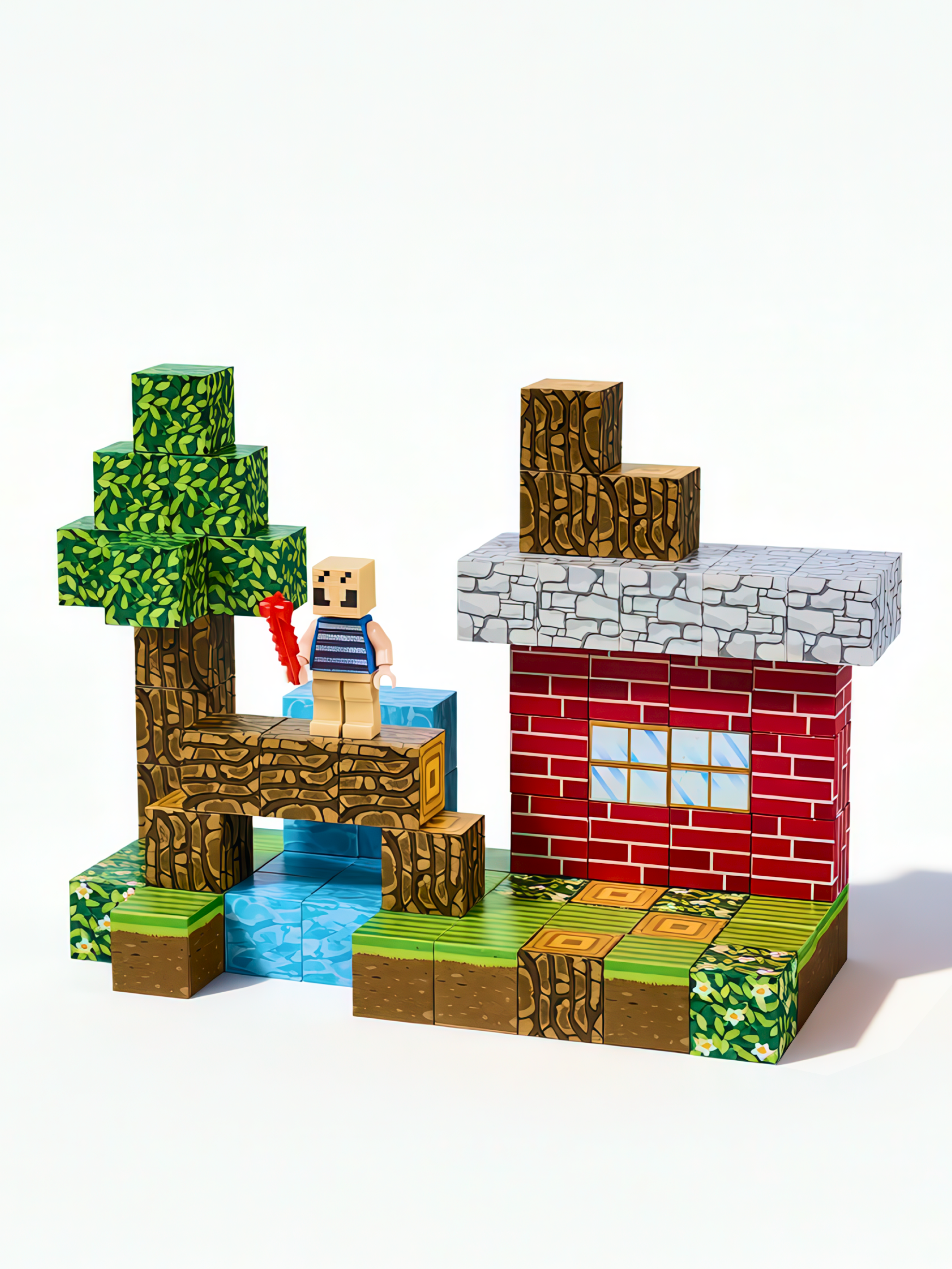 Конструктор SAYFUN toys магнитный 100 дет. - фото 15