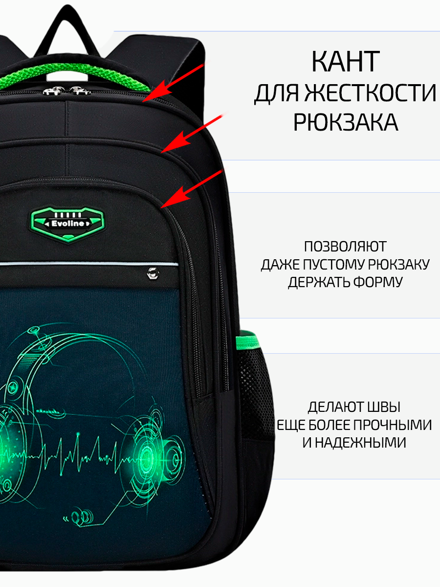 Рюкзак Evoline наушники - фото 4