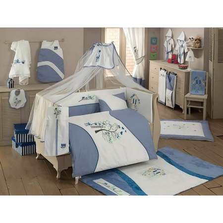 Комплект постельного белья Kidboo Sweet Home из 6 предметов голубой