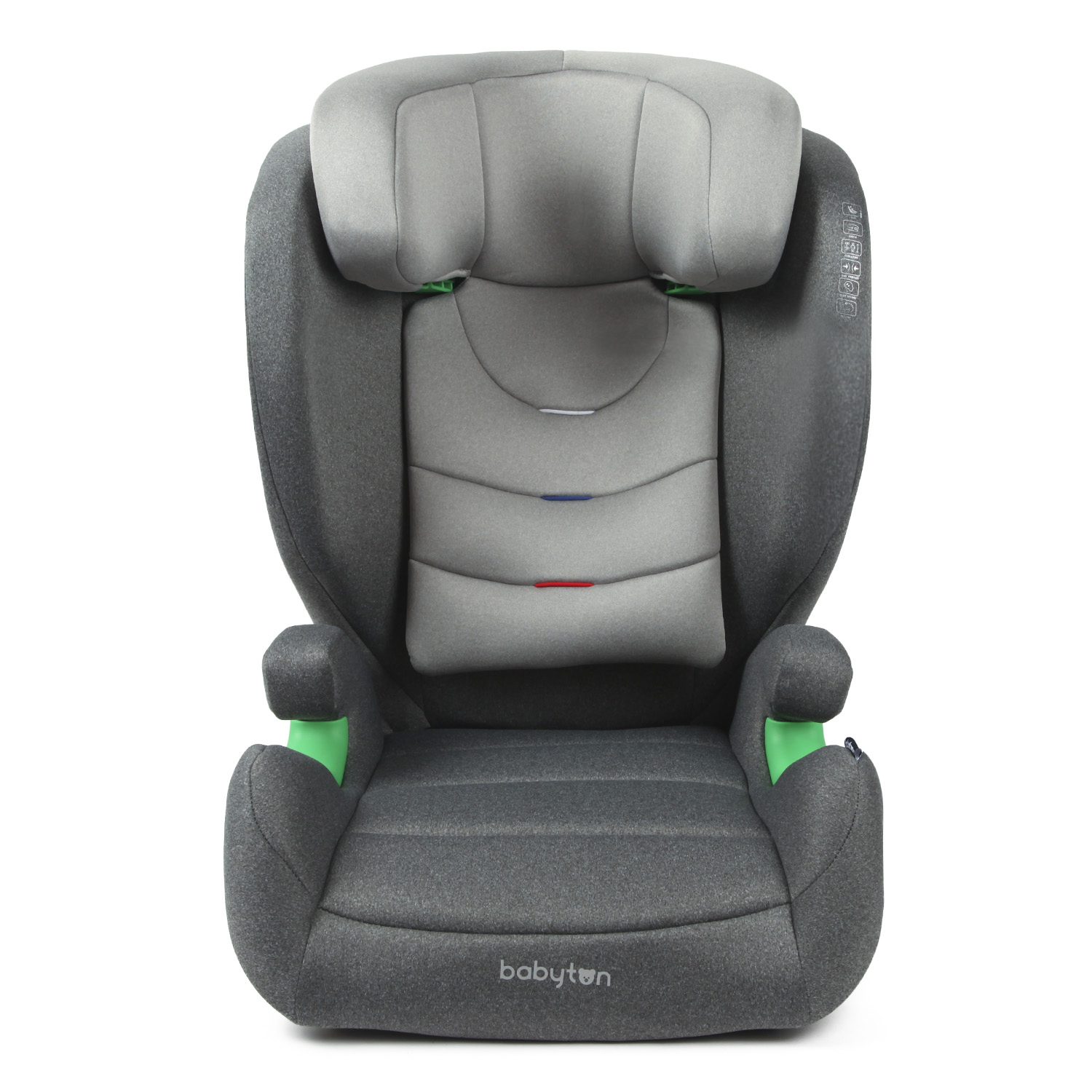 Автокресло Babyton Traveller Isofix 2/3 (15-36 кг) серый - фото 9
