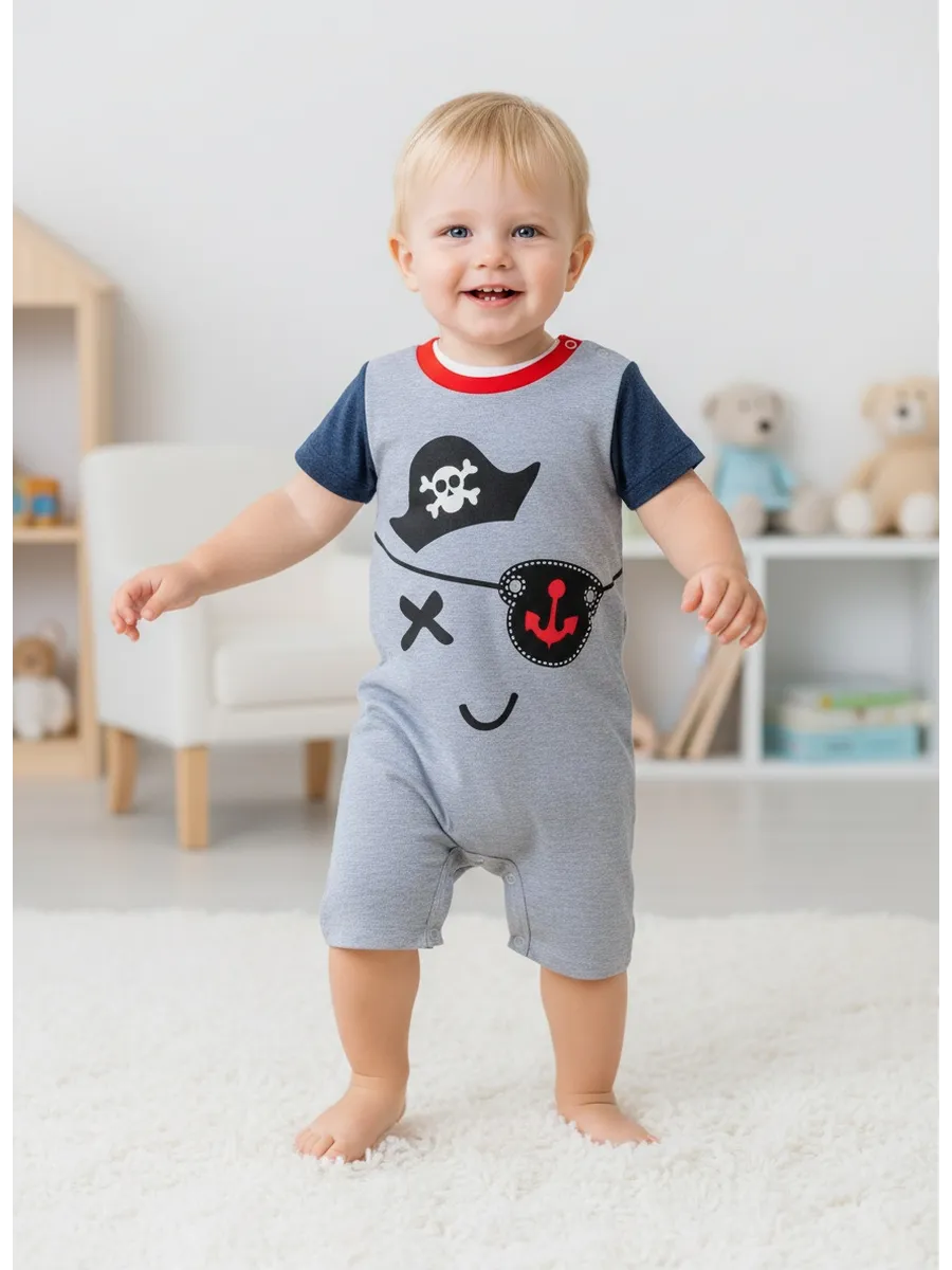 Песочник Linas baby 836-9G-Серый-Меланж - фото 2