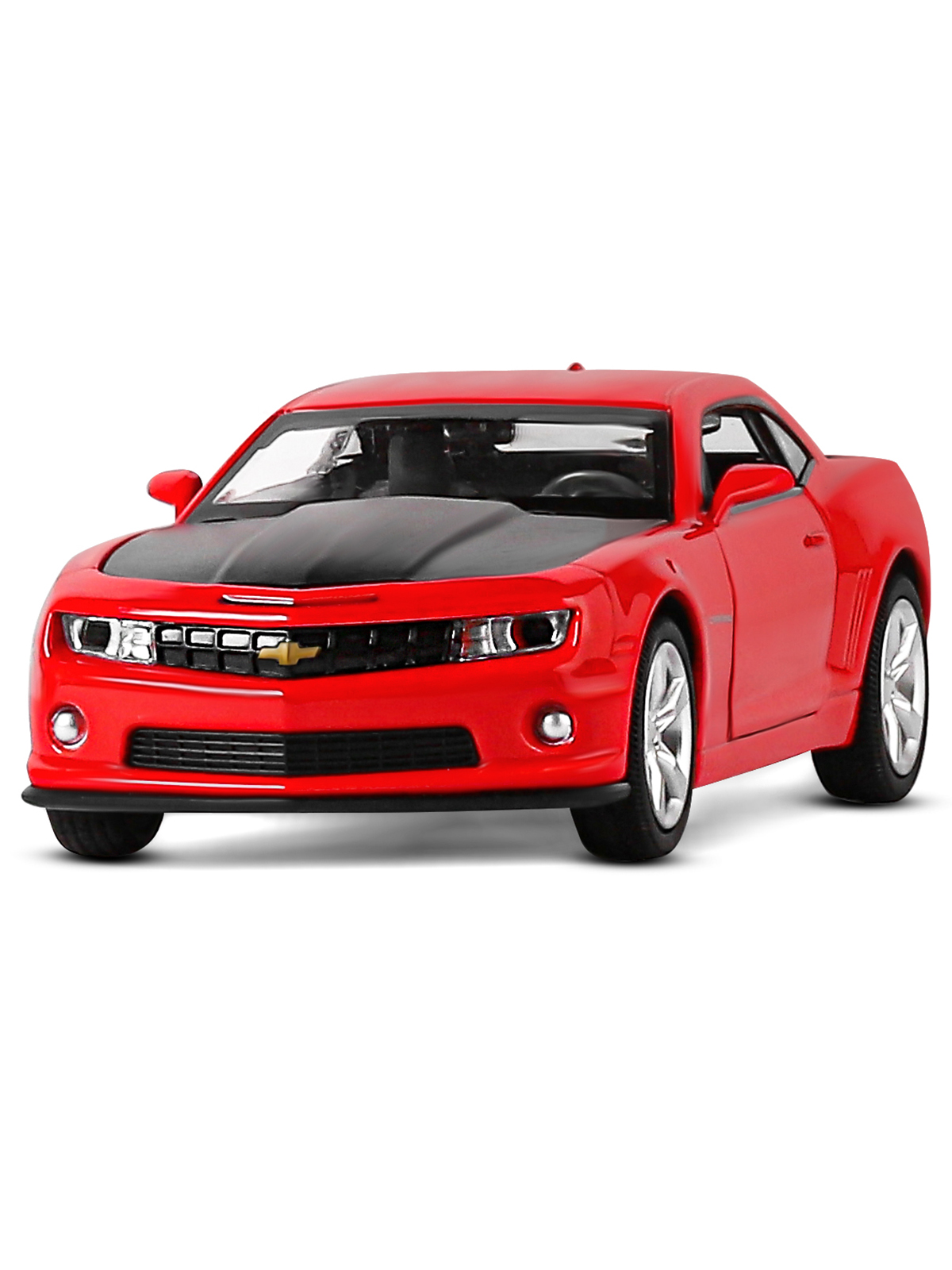 Автомобиль АВТОпанорама Chevrolet Camaro SS 1:32 JB1251392 - фото 6