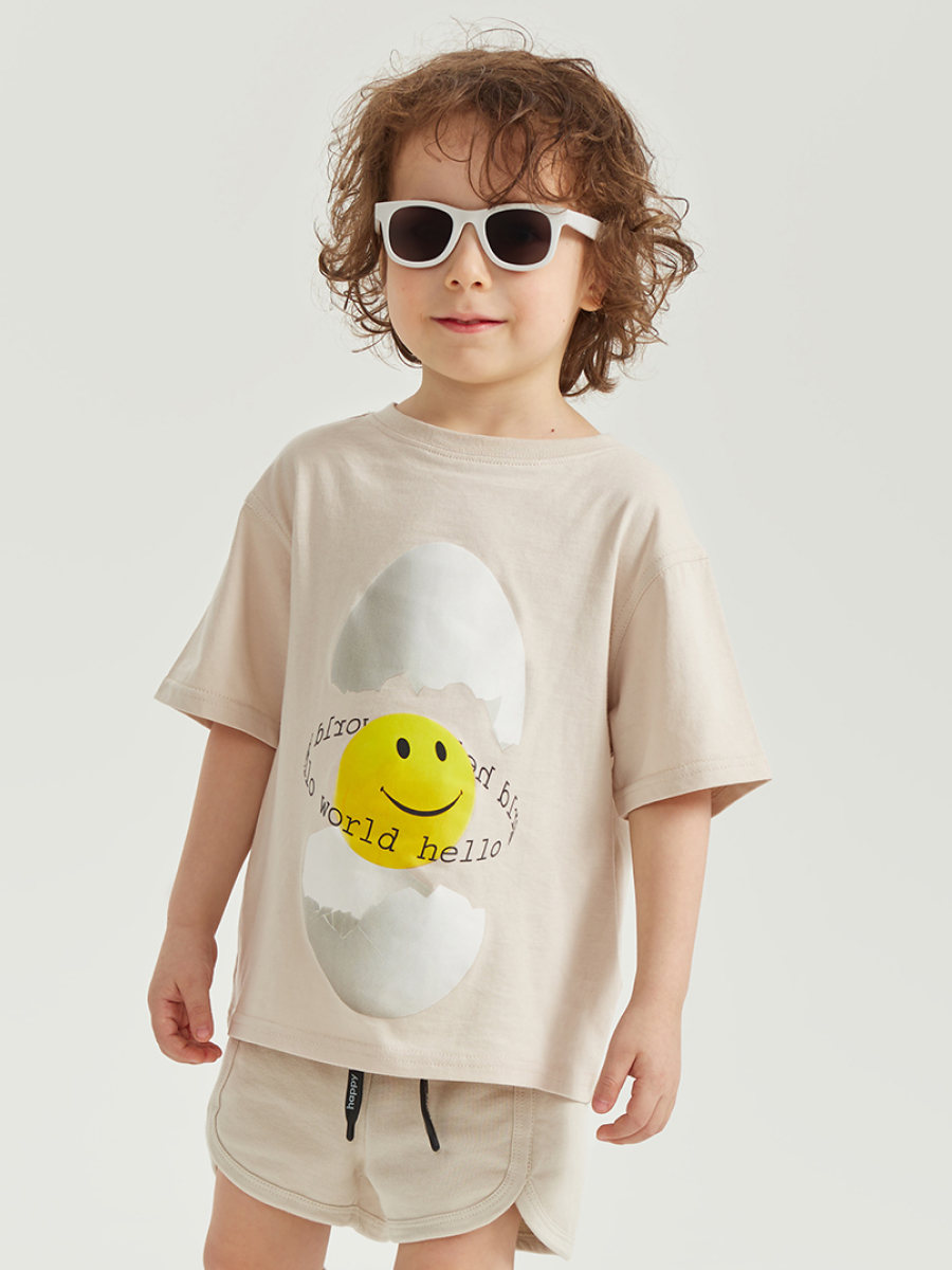 Футболка Happy Baby 88211_beige(egg) - фото 1