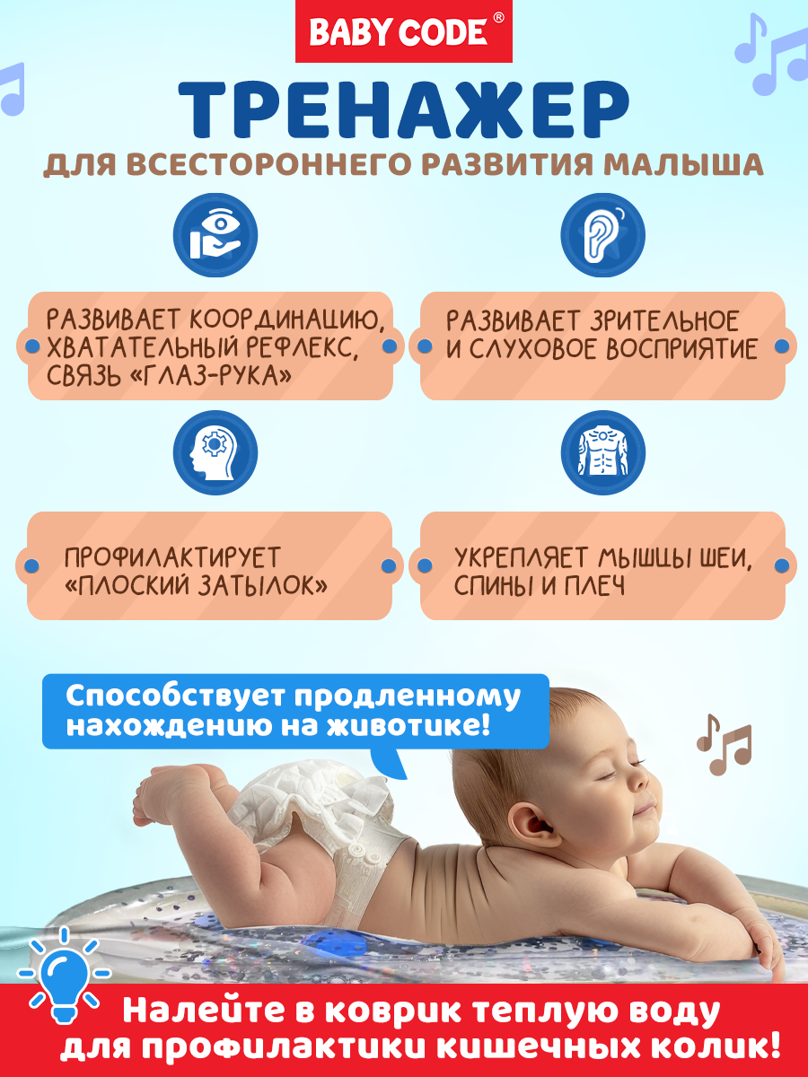 Коврик Baby Code Китенок - фото 3