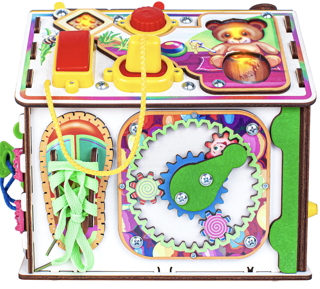 Игрушка Jolly Kids бизиборд Медовый - фото 2