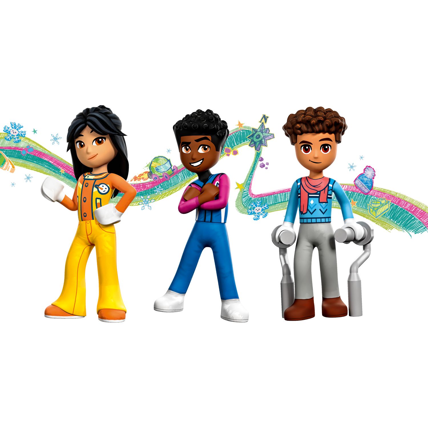 Конструктор LEGO Friends Holiday Ski Slope and Cafe блочный - фото 8