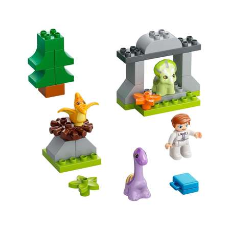 Конструктор LEGO DUPLO Питомник для динозавров блочный
