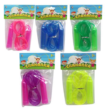 Скакалка 1TOY 260 см розовый