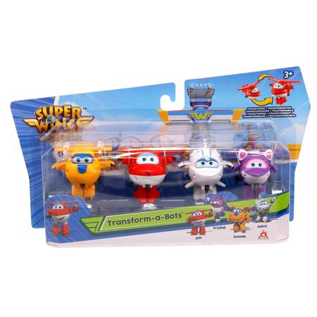Игровой набор Super Wings 4 мини трансформера