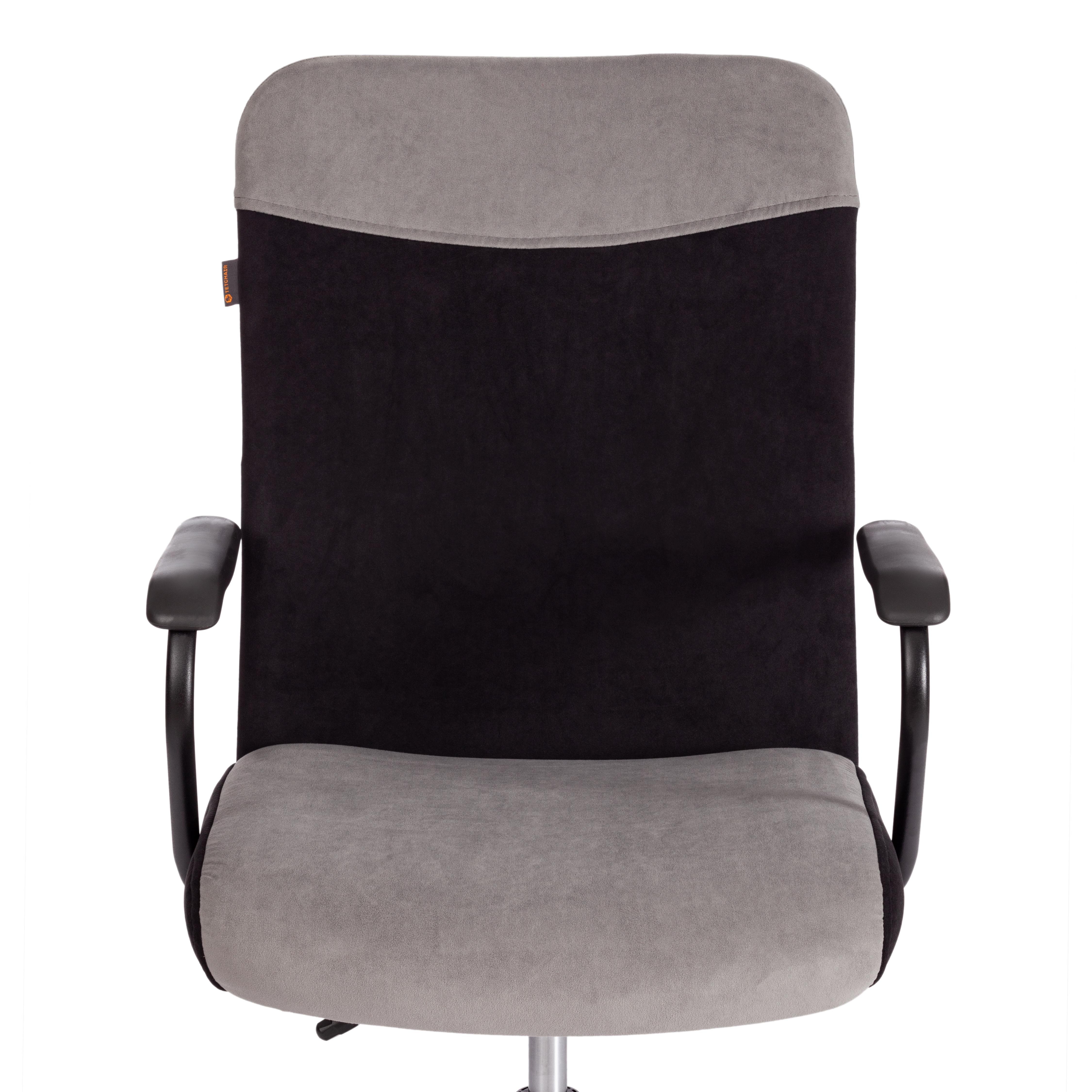 Компьютерное кресло TETCHAIR Флай флок серый черный - фото 7