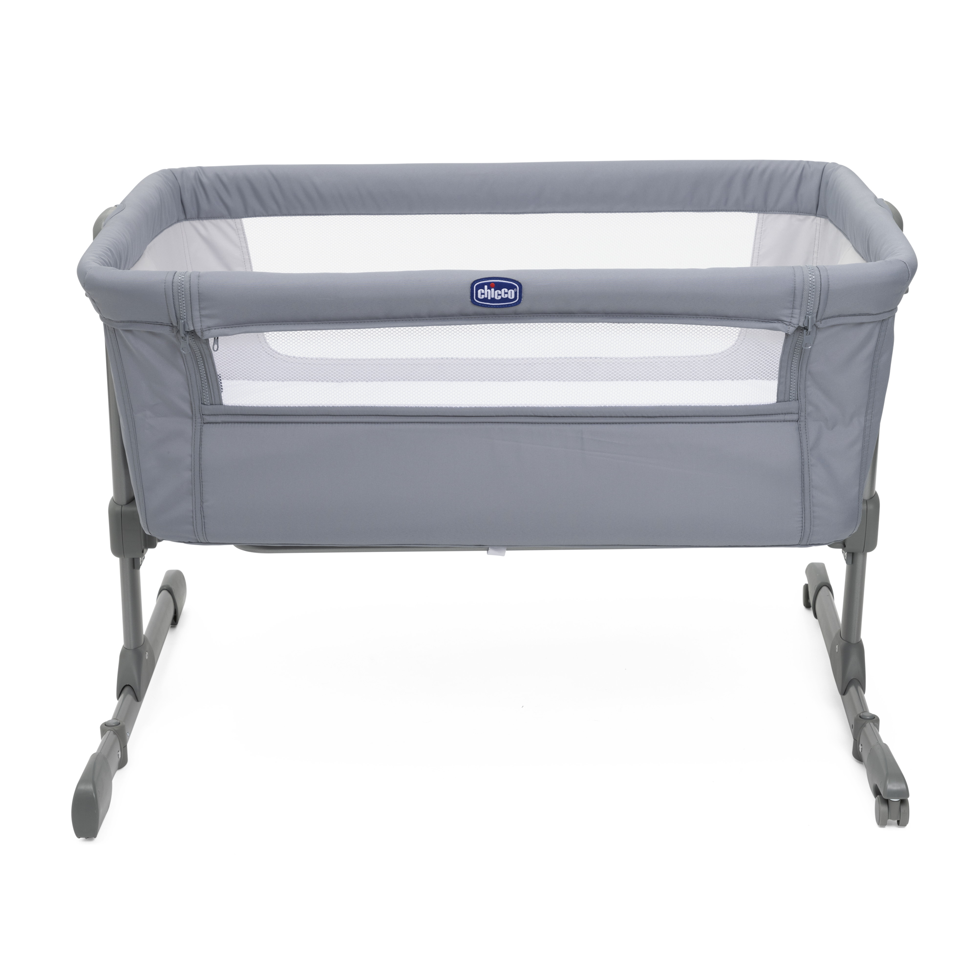Детская кроватка Chicco Next2Me Essential c рождения до 6 месяцев Stone Re_Lux, без маятника (серый) - фото 20