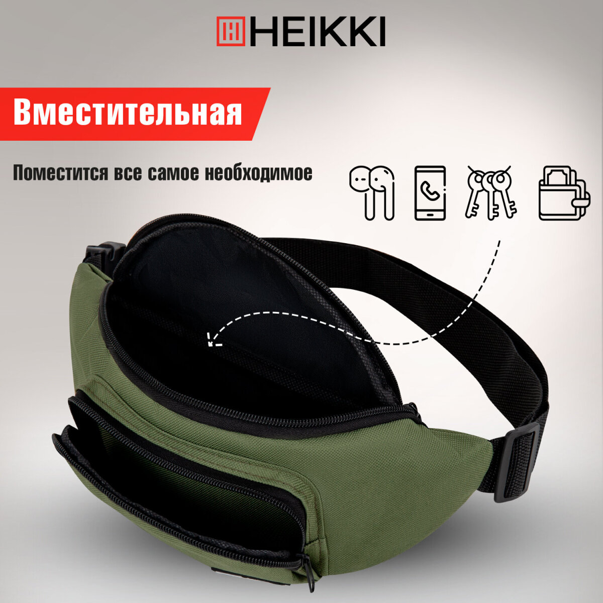 Сумка HEIKKI поясная - фото 2