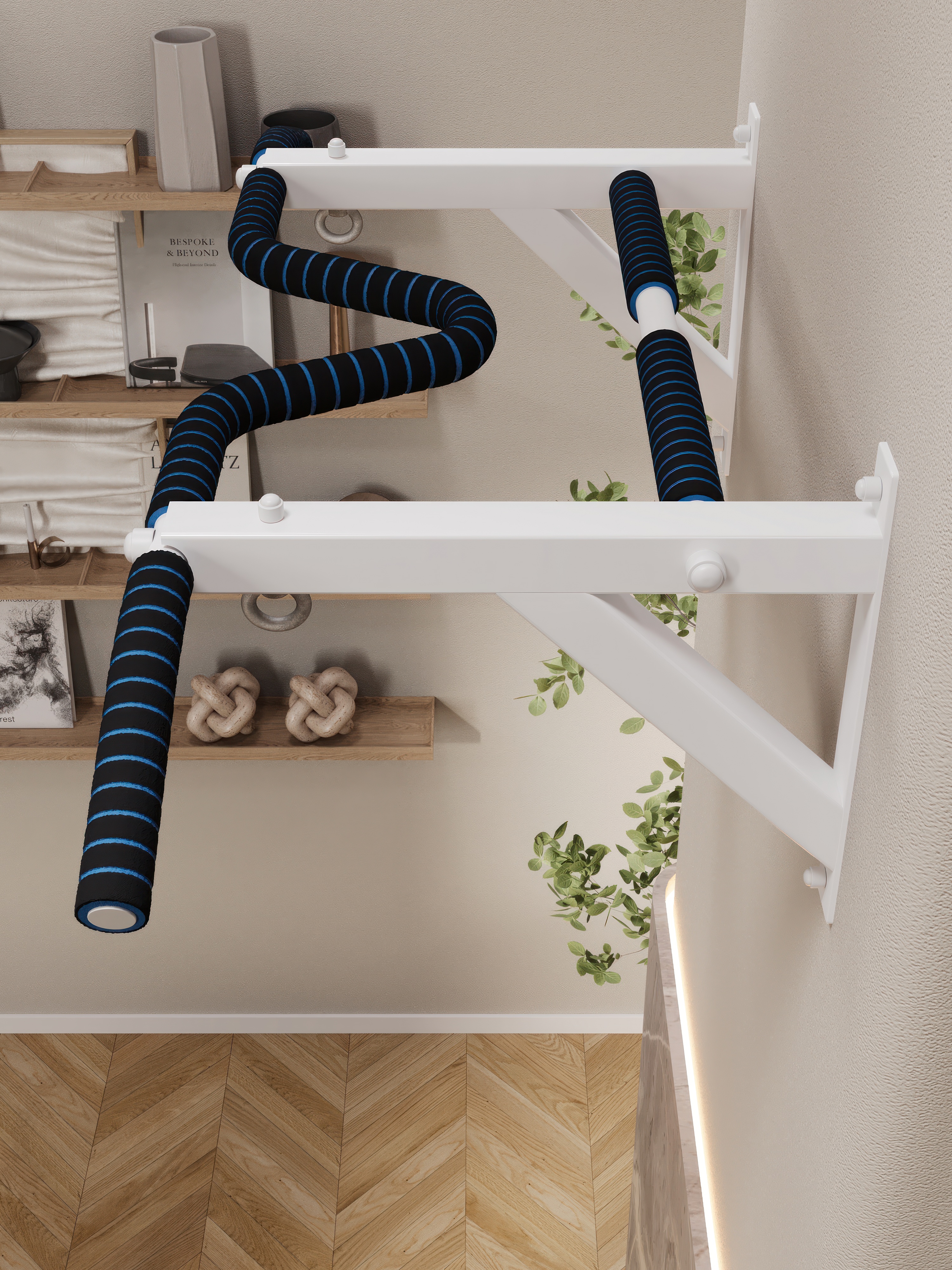 Турник настенный VENOM COMFORT с неопреновыми ручками - фото 2