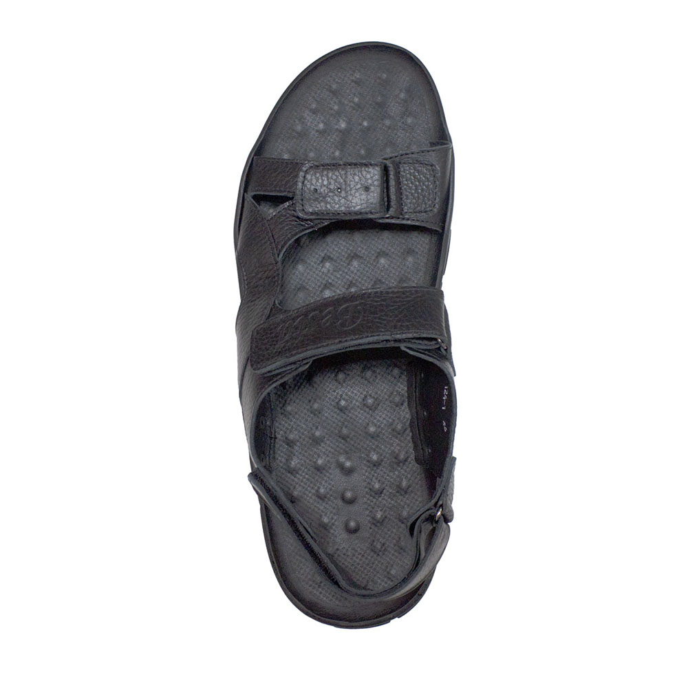 Сандалии BEST.A 124-1 BEST.A Сандалии для мальчика,черный кожа - фото 3