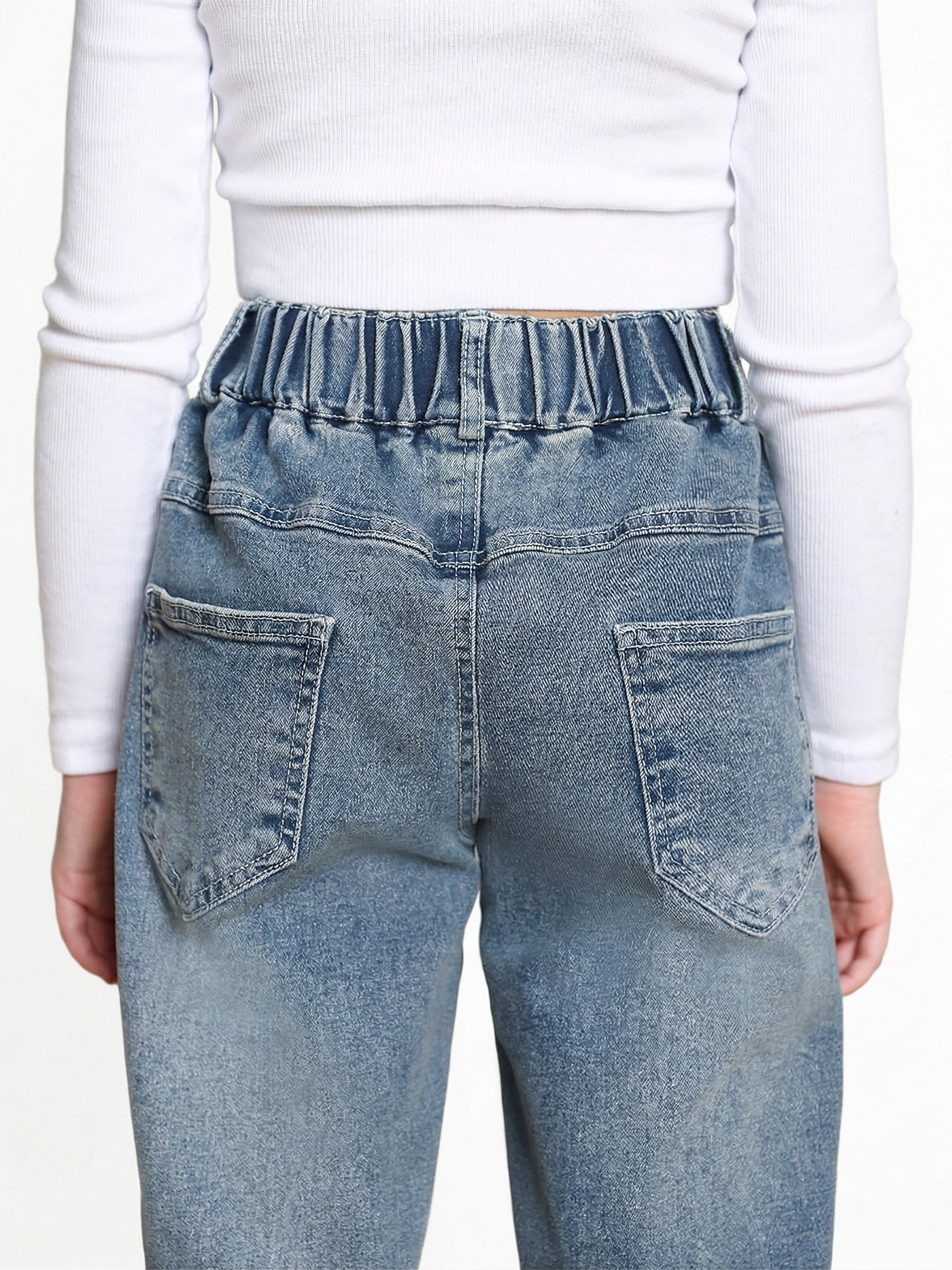 Джинсы-бананы СИНИЙ МИР R3-IL - фото 6