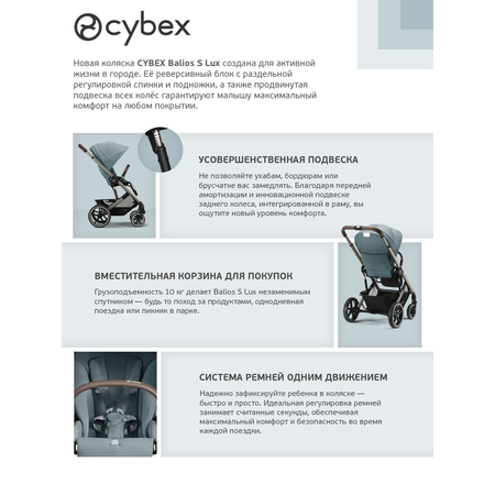 Коляска прогулочная Cybex Balios S Lux 2025