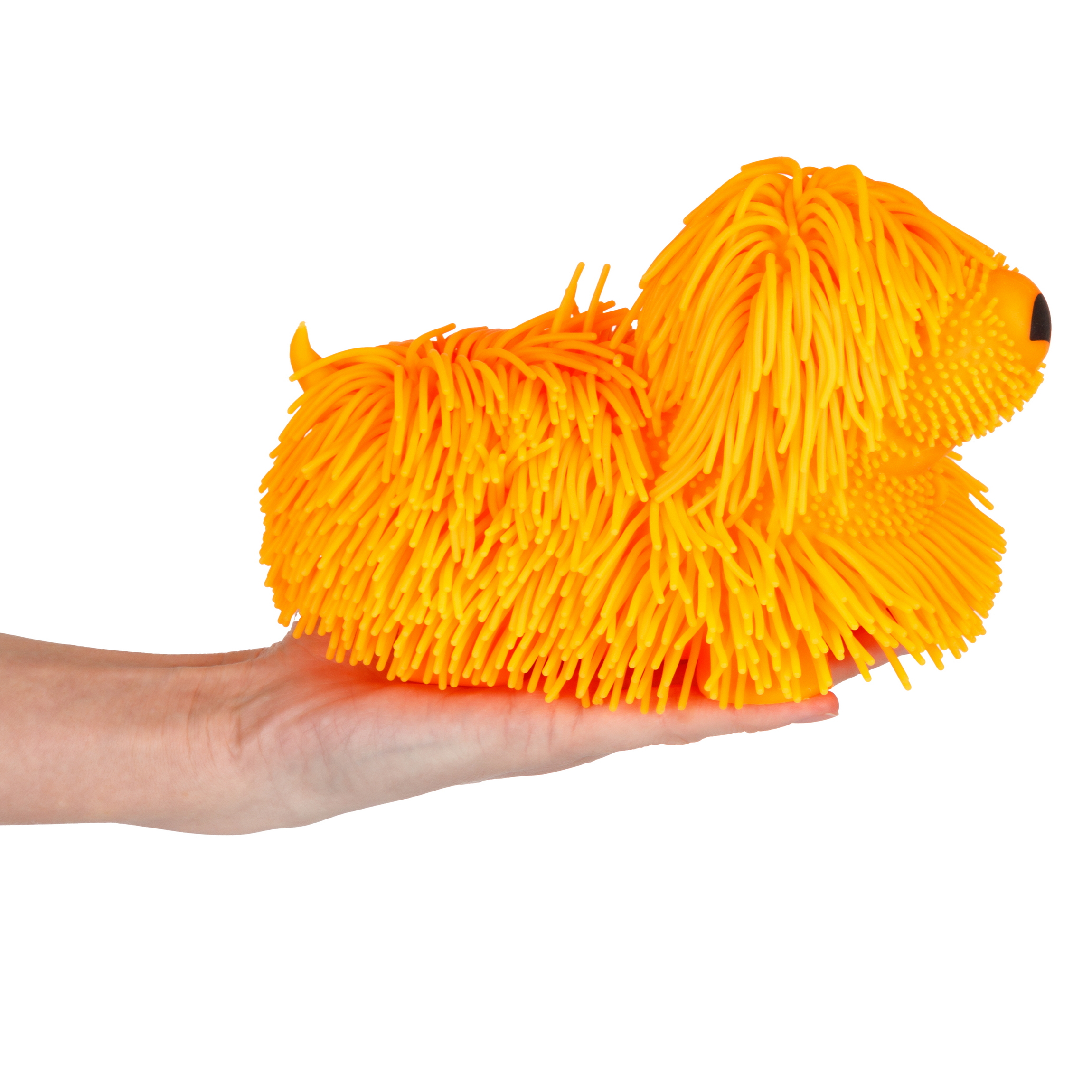 Игрушка-антистресс 1TOY Собака оранжевая 20 см - фото 3
