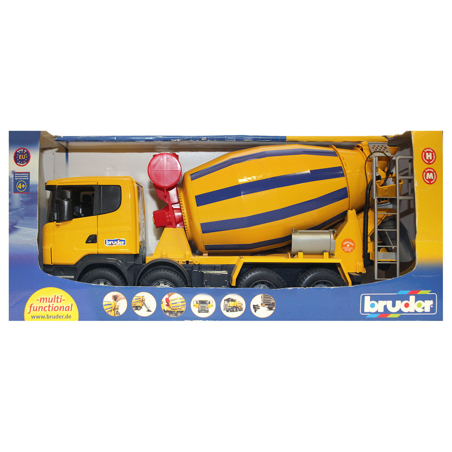 Бетономешалка Bruder Scania 1:16 03-554 - фото 2