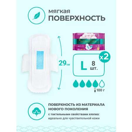 Гигиенические женские прокладки Mi-Ri-Ne Mi-Ri-Ne Быстро впитывающие прокладки