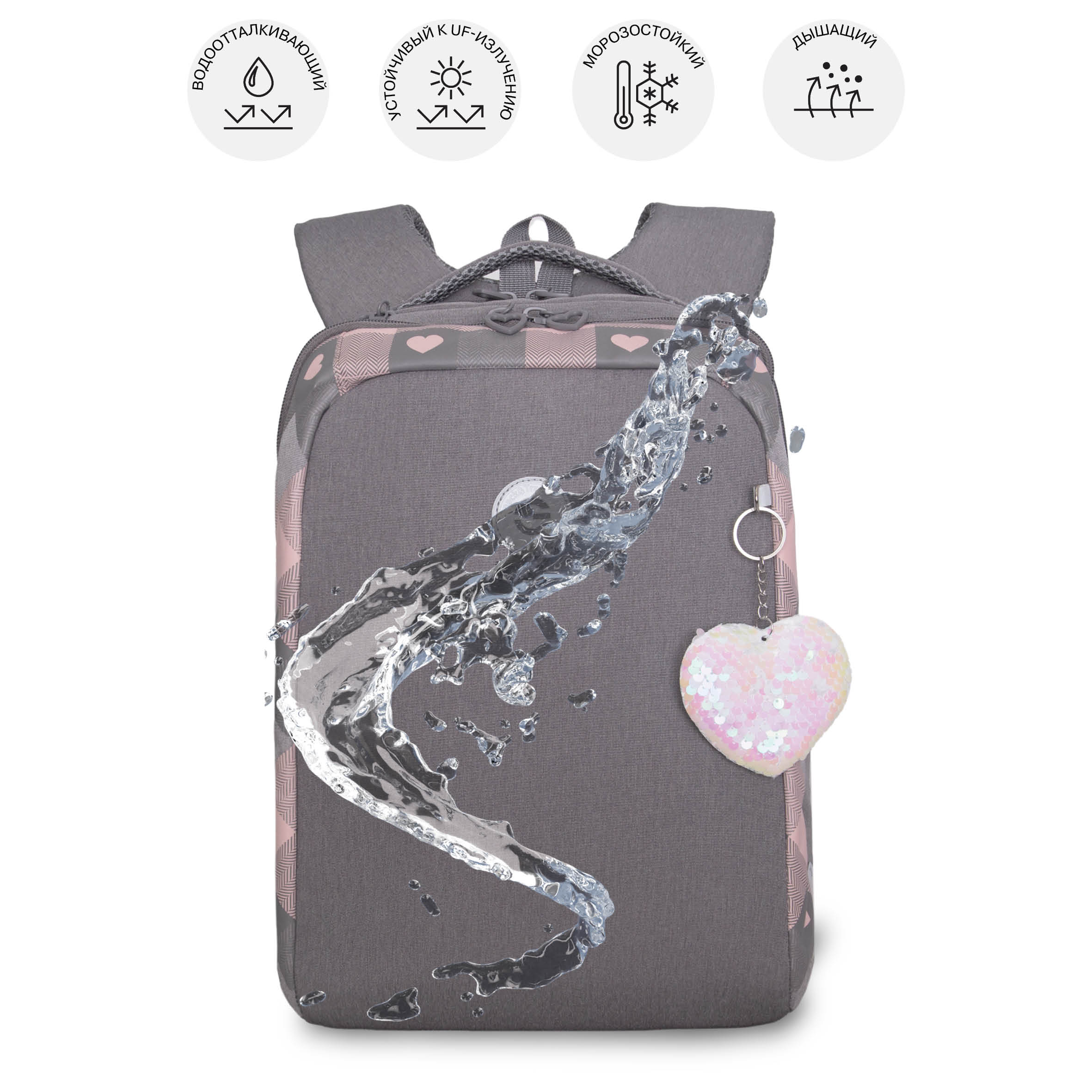 Рюкзак Grizzly Для девочки - фото 11