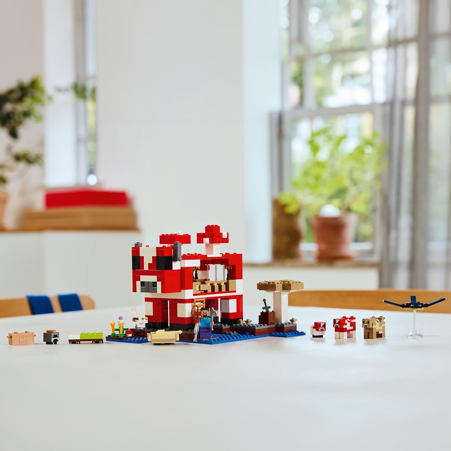 Конструктор LEGO Minecraft Грибной дом блочный - фото 7