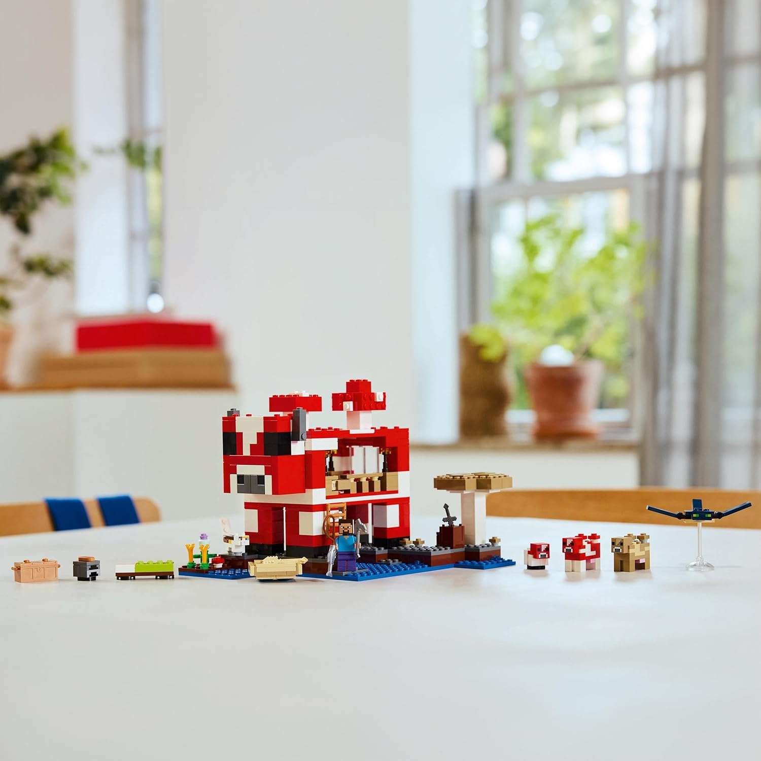 Конструктор LEGO Minecraft Грибной дом блочный - фото 7